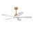 Hot Sales 52 Inch Indoor Ceiling Fans With Lights And Remote Control, Dimmable LED, 5 Solid Wood Blades,Reversible DC Motor. Ceiling Fan With Light For Bedroom, Living Room, Study Room-2133425012-2133424911