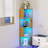 50.8"H-4-Shelf Arched Storage Cabinet With Tri-Color Sensor Light-1656077610