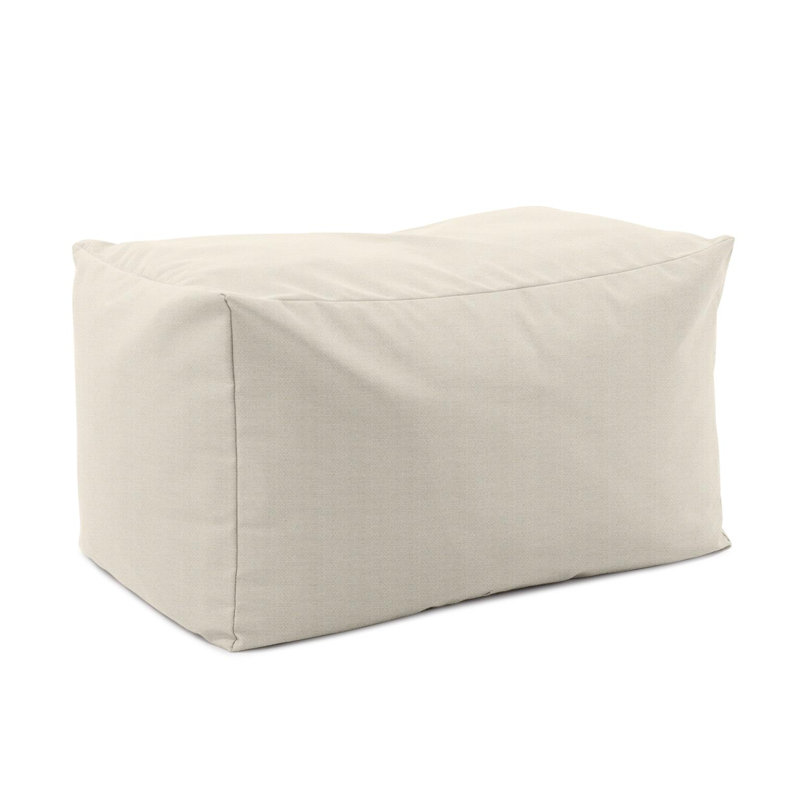 Pouf d'extérieur - Bois flotté naturel, White