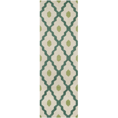 Carolene Hand Tufted Wool Geometric Rug