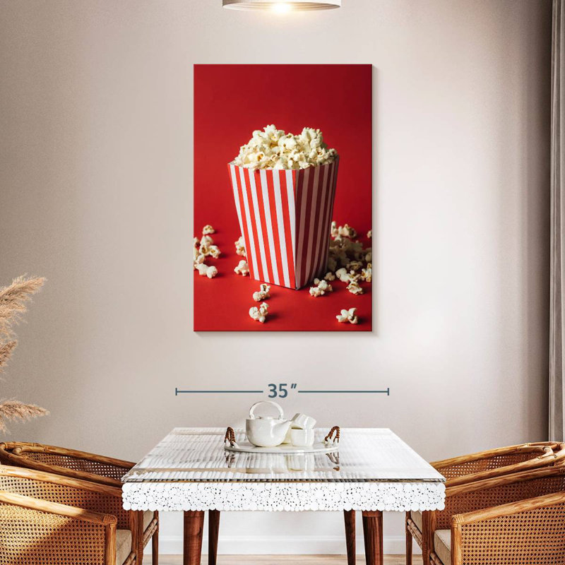 Yarlin Cinema Popcorn, 45" H x 30" W