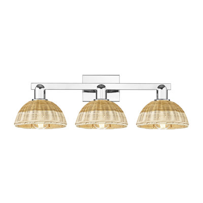 Natural Ballston Dome 2 Light Bath Vanity Light