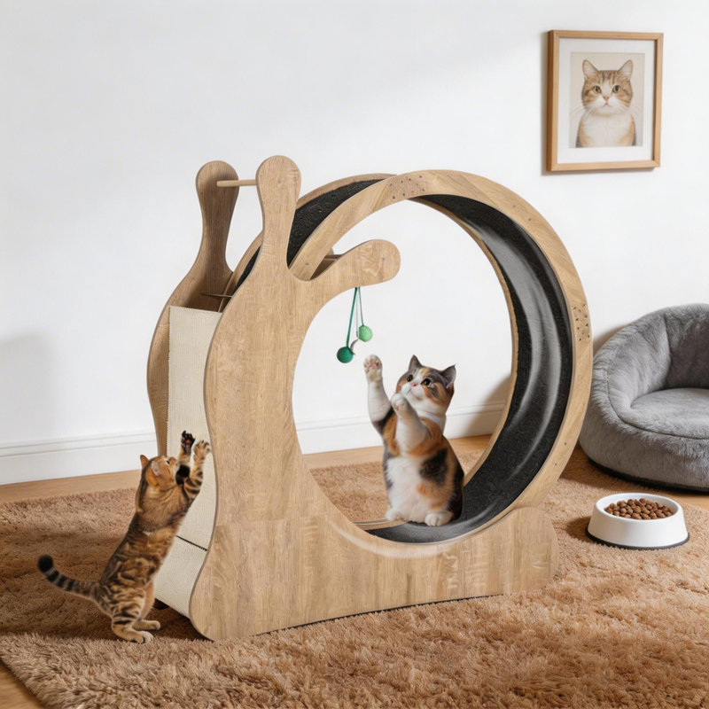 Scratching Post, 103cm (W) x 36cm (D) x 105cm (H), Beige