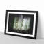 Bird Flying By The Waterfall Paint Splash - Framed Print-56890868-56890863