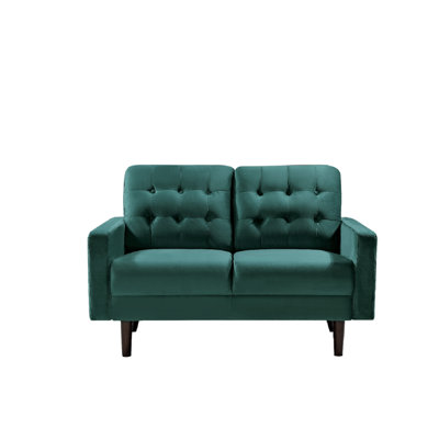Causeuse en velours 52,7 po Jamette