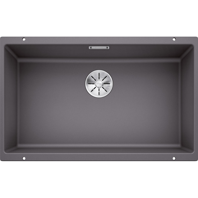 Subline 73 x 46cm Undermount Kitchen Sink, Rock Grey