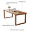 Solid Wood Office Desk with Long Natural Wood Table-110825889