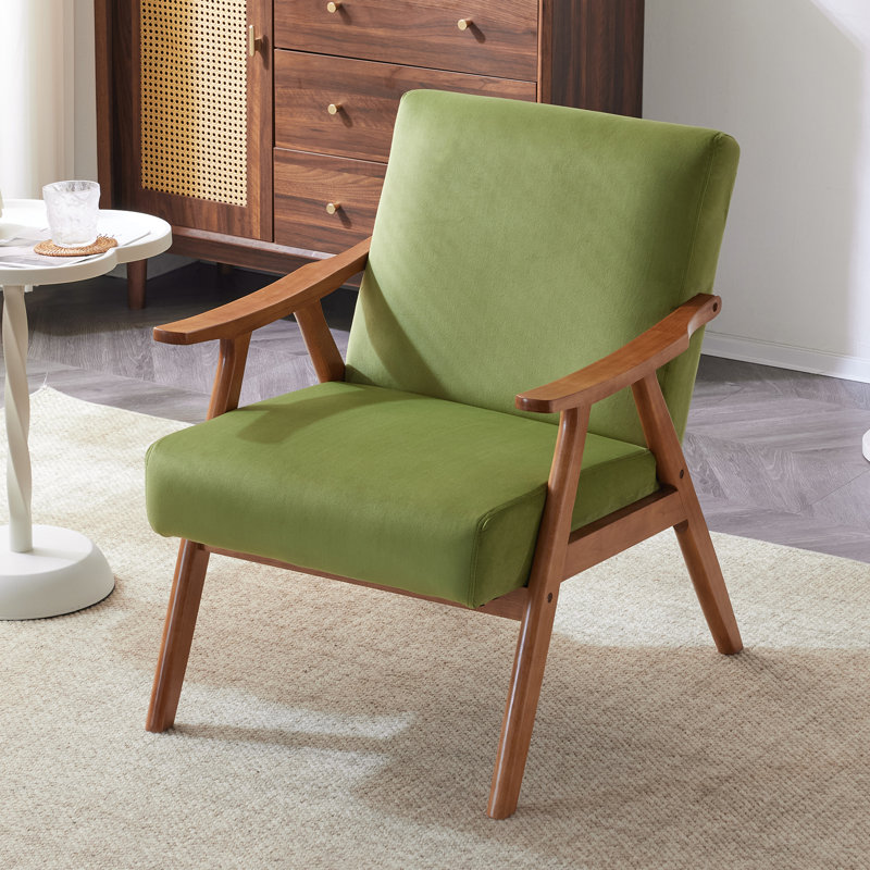 Fauteuil Khymani de 21,7 po de largeur, Green Linen