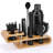 Cocktail Shaker Set - 12-Piece Complete Bartender Kit For Home Bar And Cocktail Making - Includes Cocktail Shaker, Bar Tools, And Barware Tool Sets