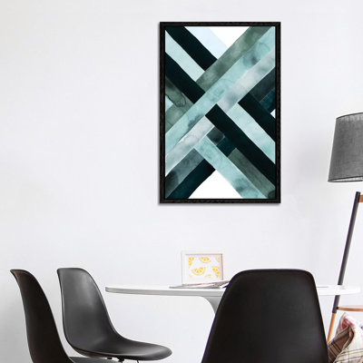 Watercolor Weave II 1 Piece Wall Art on Canvas