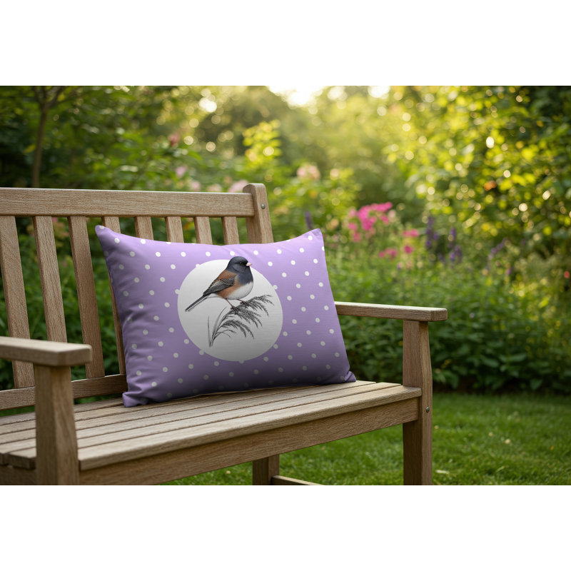 Coussin intérieur / extérieur Junco, 25 x 18, Lavande
