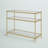 Ciara 37'' Glass Top Console Table