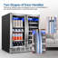 30'' 33 Bottle and 80 Can Dual Zone Built-In/Freestanding Wine & Beverage Refrigerator