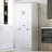 White Bathroom Cabinet And Two Laundry . , Painted. Adjustable Shelf To Accommodate Various Items. Doors & Drawer For Organization Storage In With Board, User- Cabinet. Easy-1311547727