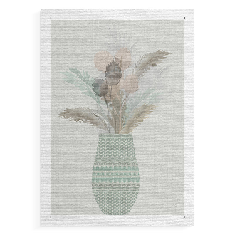 Arrangement de quenouilles II - Impression sur toile seulement - NON-CADRE, H 27 po x l 18 po