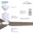 Tempri  56" Led Indoor/outdoor Ceiling Fan-116509567-116509568