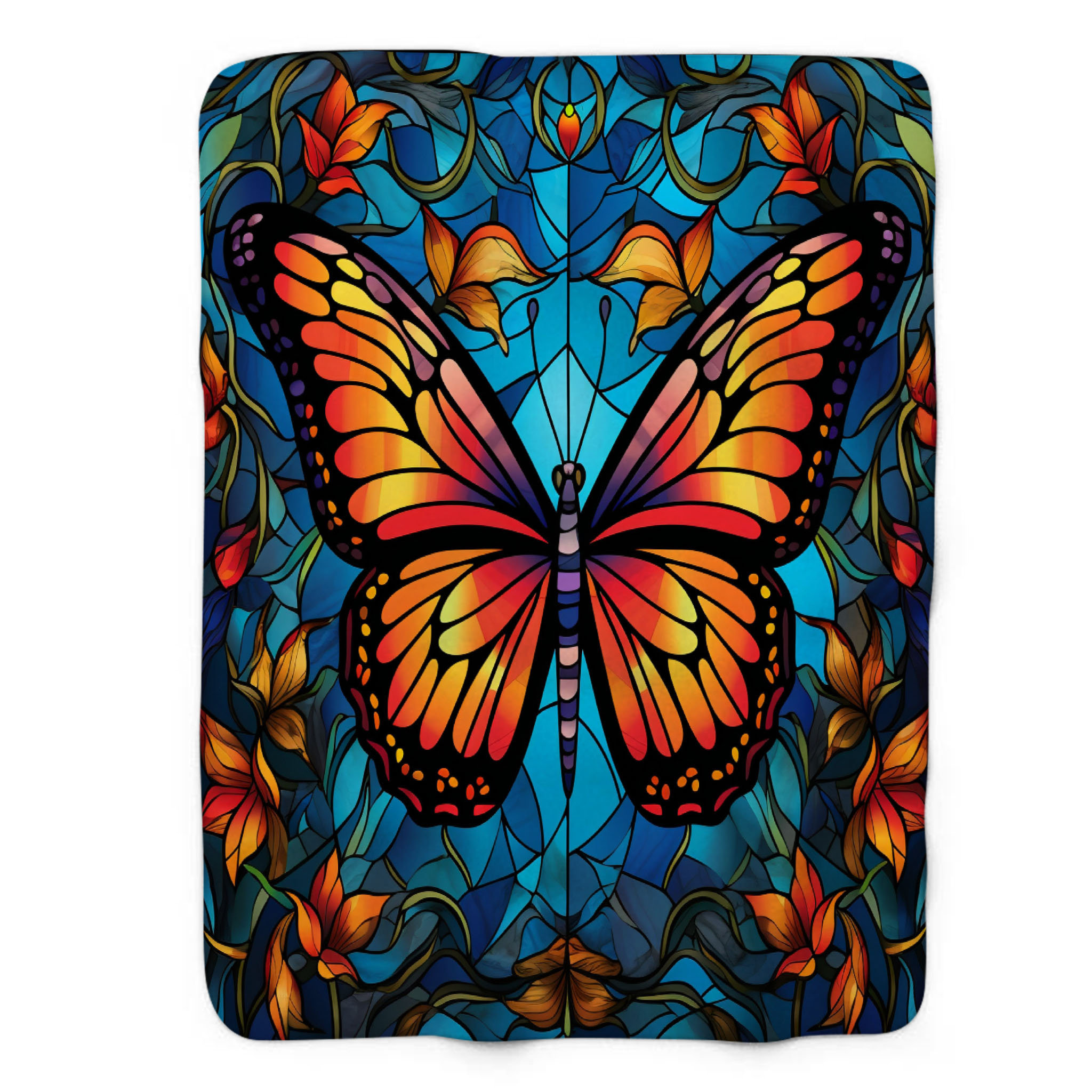 Insect Pattern Throw MentionedYou Glass Insect Patterns - 1 Piece Premium Sherpa Blanket ...
