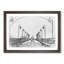 Couple Upon the Pier in Abstract - Picture Frame Drawing Print-55682802-55682803