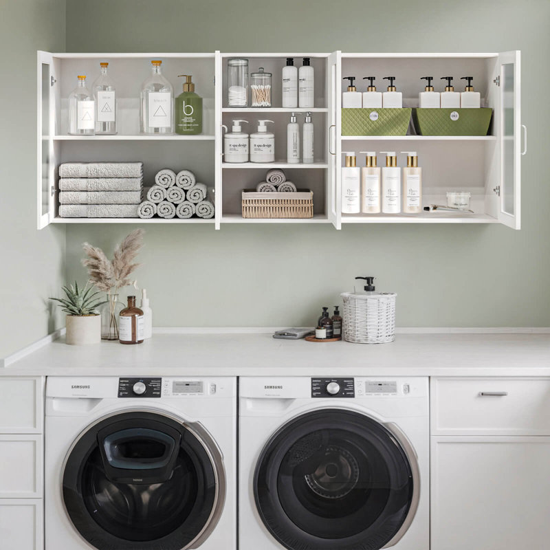 Laundry Room Cabinets Shelves Set