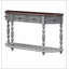 Canapé console 52 po moderne et contemporain avec table courbée pour hall d'entrée avec 4 tiroirs et 1 tablette-116351601