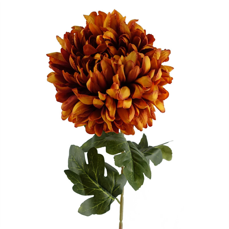 Plastic, Silk Artificial Arrangement, Orange