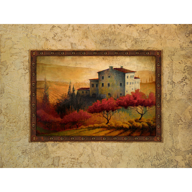 Impression sur toile tendue, Tuscan Vineyard, H 36 po x l 48 po