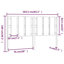 17 Stories Bed Headboard Solid Wood Pine-791543276-788858806