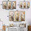 Beige perroquet plume élégance - ensemble d'art mural sur toile perroquet de 3-279245735-279245733