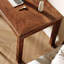 Long bureau en bois massif noyer minimaliste avec trois tiroirs-1711612162