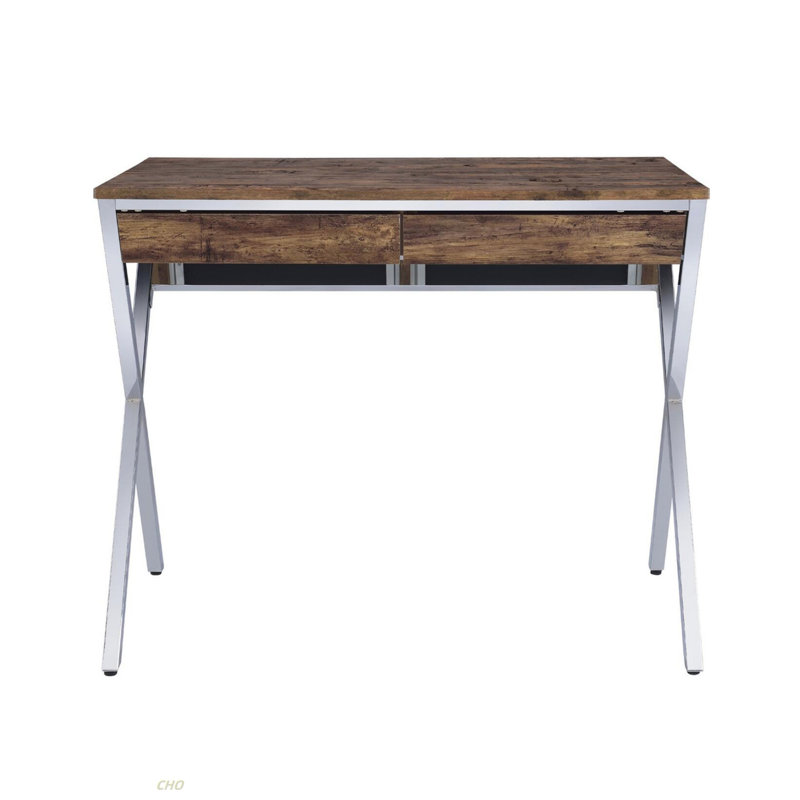 Rectangular Writing Desk With 2 Drawers