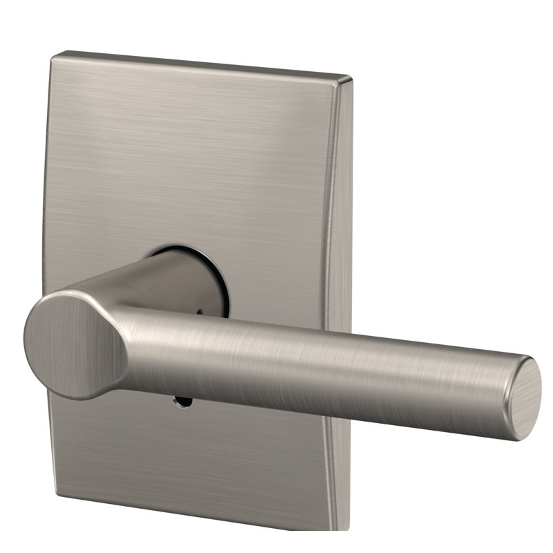Custom Broadway Non-Turning Lever with Century Trim, Satin Nickel