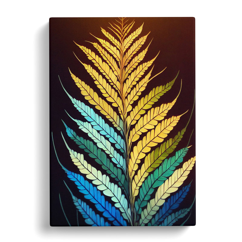 Dumlao Fern Leaf Street - Wrapped Canvas, 76cm H x 50cm W x 3cm D