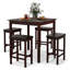 Ensemble de table de bar 5 pièces Ebern Designs-1828303452