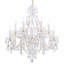 Sterling 12 Light 29in x 30in Two-Tier Chandelier in Gold with Clear Heritage Handcut Crystals-1324894960-1324894927