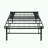 Black Metal Platform Foldable Bed Frame Twin Size