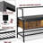 Storage Shoe Bench With Padded Seat, Entryway Bench