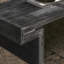 Table basse American Vintage avec tablettes à deux niveaux - 48 po x 24 po