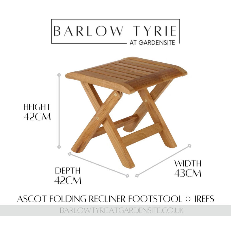Ascot Outdoor Square Teak Side Table