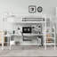 Lit mezzanine avec bureau en L et USB, lit mezzanine en métal avec garde-robe et tablette réglable, lit mezzanine haut avec DEL pour enfants, adolescents, adultes-302784638-302784637