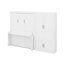Grand lit escamotable avec placard
