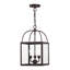 Luminaire suspendu carré à 3 lumières Amores-71741104