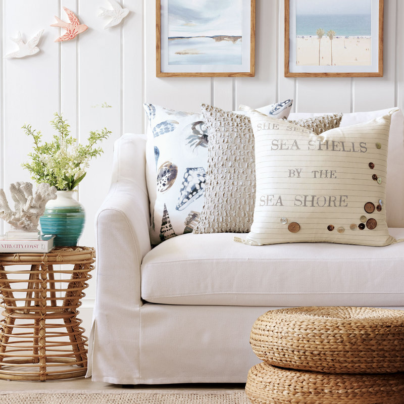 Evangeline Square Pillow Cover & Insert, 24"H x 24"W