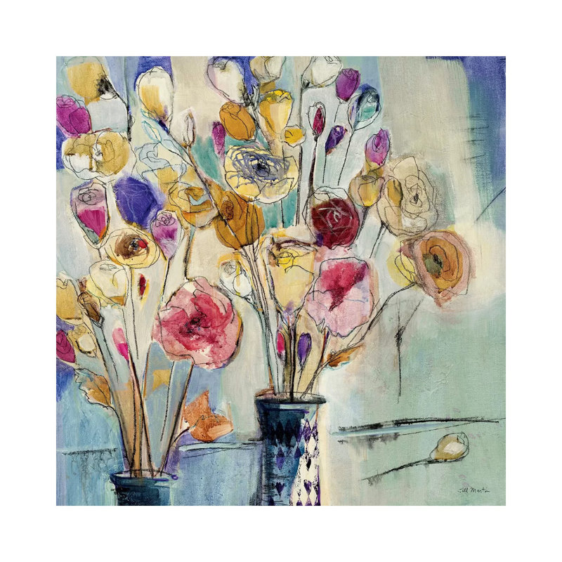 Popcorn II by Jill Martin - Wrapped Canvas Print, 30.48cm H x 30.48cm W 1.905cm D