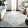 Cremont Hand Tufted Wool Cotton Oriental Rug in Ivory/Navy