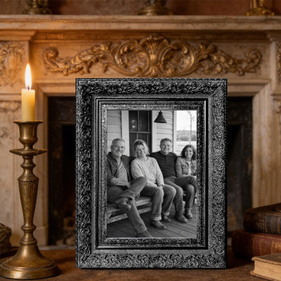 5" x 7" Black 3 PCS Sophisticated Picture Frame for Mother's Day Gifts