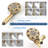 Tub And Shower Faucet Set Complete Shower Tub Kit Dual Shower Head And Handheld 2 In 1 Combo Set Shower System With Tub Spout Tub And Shower Trim Kit Combo Set Shower Fixtures-102401913