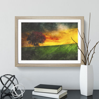 Tree at Sunset Vol.6 - Picture Frame Graphic Art