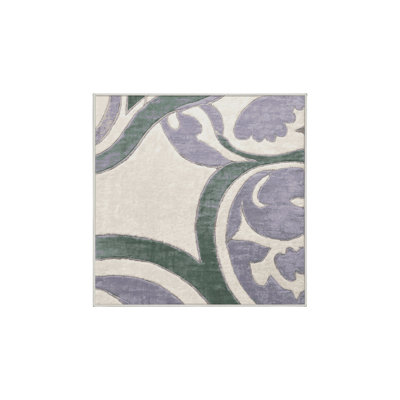 Tapis beige soyeux et moelleux
