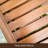 20'' W Teak Shower Bench
