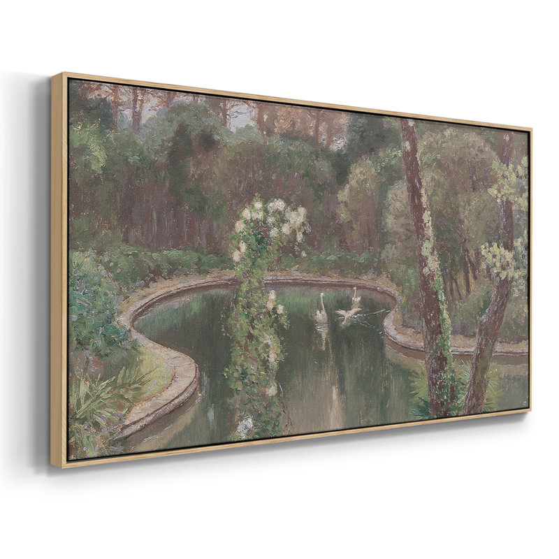 Série paysage - DVI - Toile tendue avec châssis encadré - Prêt à être accroché, Naturel, H 21 po x l 41 po